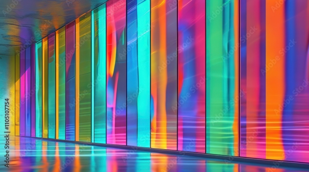 Prismatic Color Shifts in Digital Space Prismatic Color Shifts in Digital Space