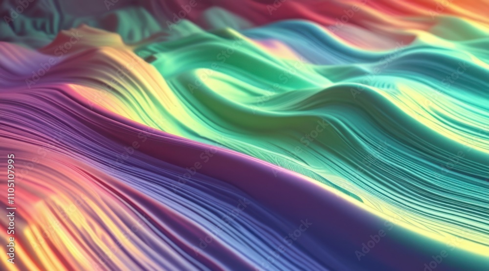 Pulsing Color Waves Pulsing Color Waves