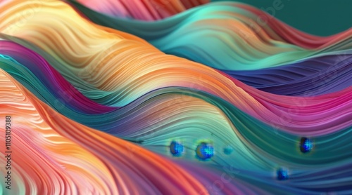 Pulsing Color Waves