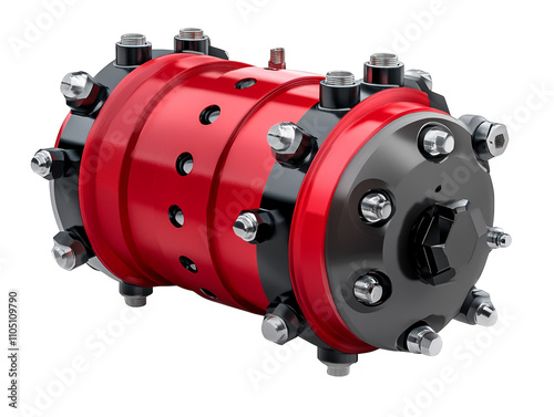 Precision flow control, explore our red and black industrial ball valve for superior performance reliability in demanding applications