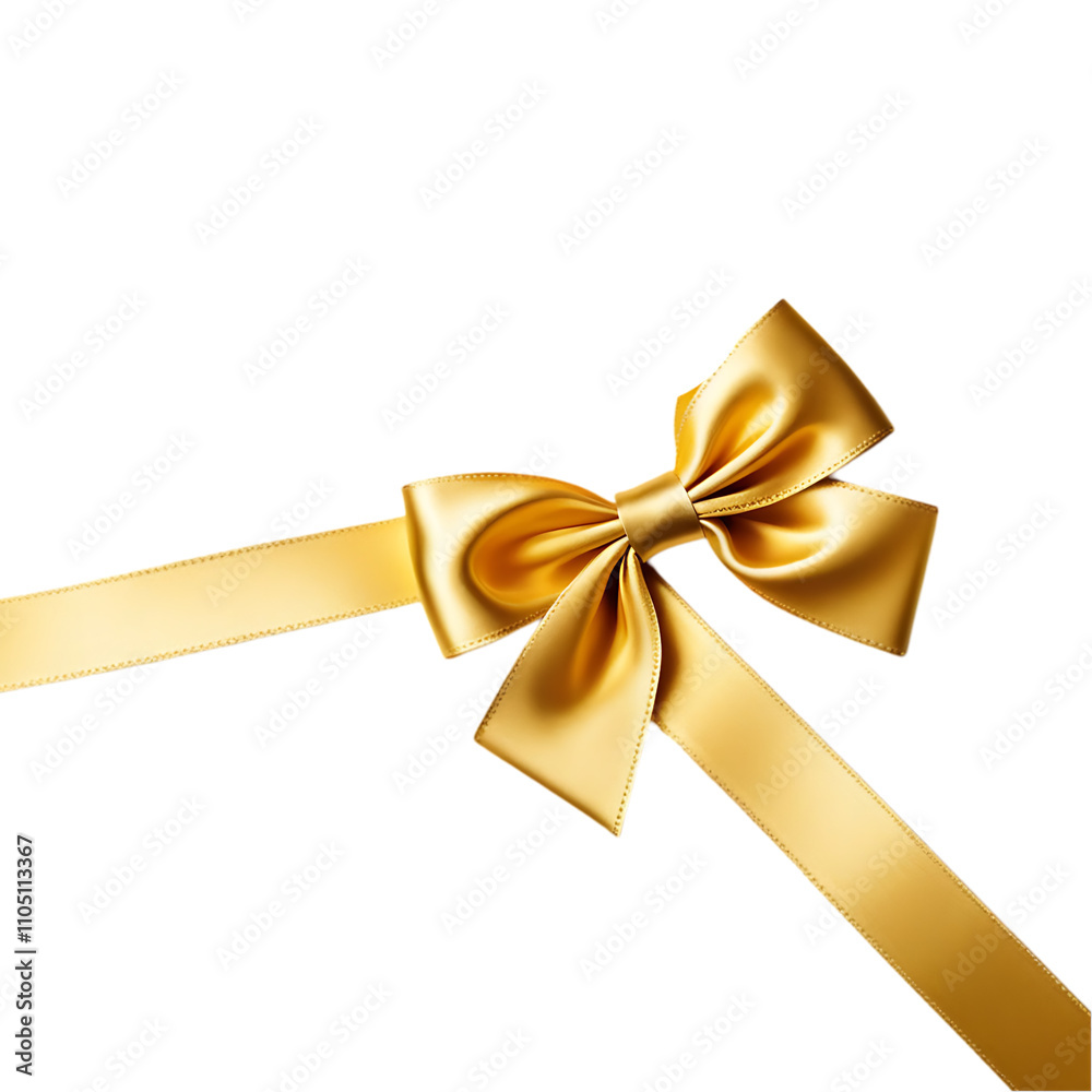 Gold Bow and Ribbon Gold Bow and Ribbon