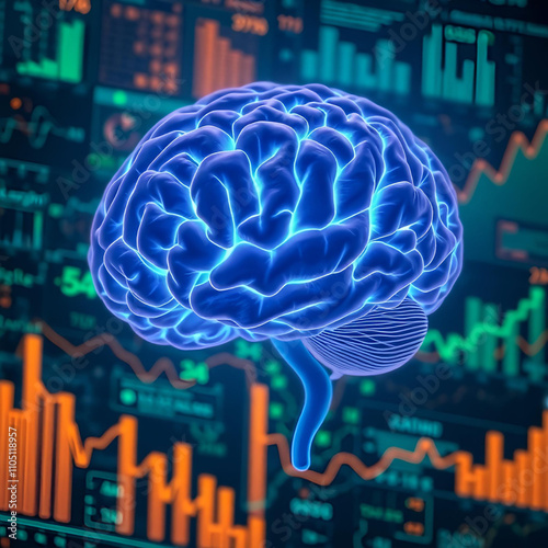 3d rendered illustration of human brain 