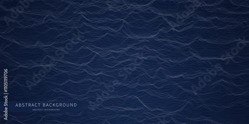 Abstract  background grid from  lines on blue. Technology texture effect concept.