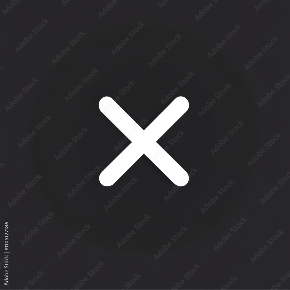 Obraz premium Close Button Icon.