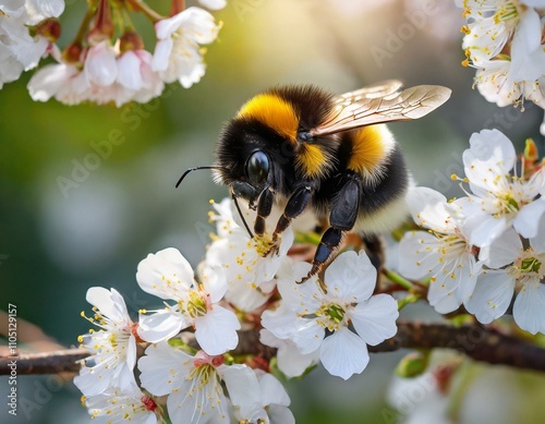 Zwischen Kirschblüten im Frühling