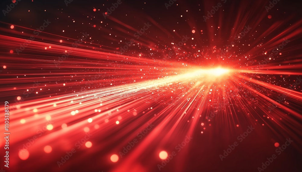 Obraz premium Abstract city street light explosion effect