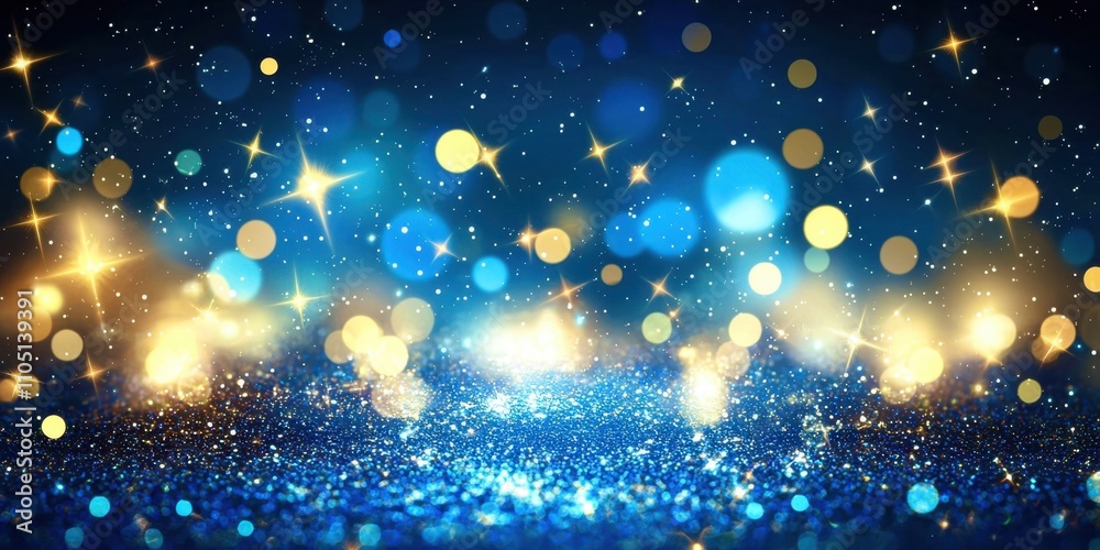 Blue background with a lot of stars Blue background with a lot of stars