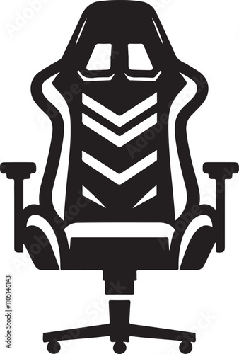 creative and stylish gaming chair silhouette vectors to elevate your digital art collection.
