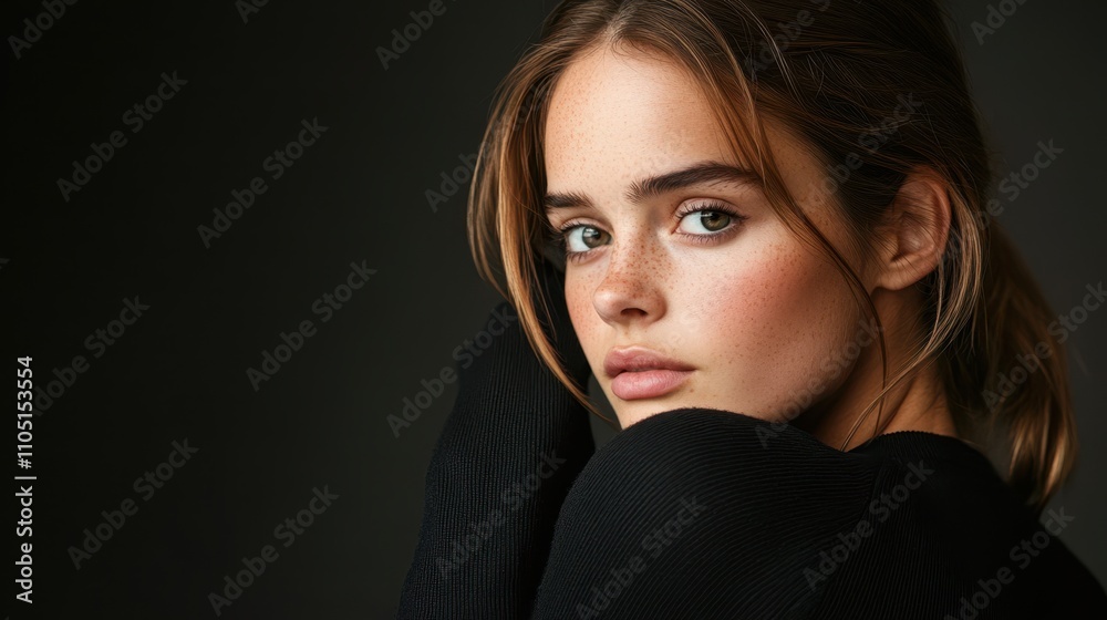 The Elegant Young Woman Portrait The Elegant Young Woman Portrait