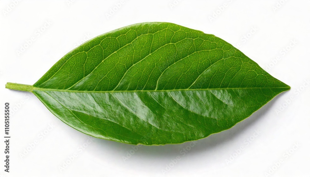 Obraz premium Single Green Leaf Of Jasmine