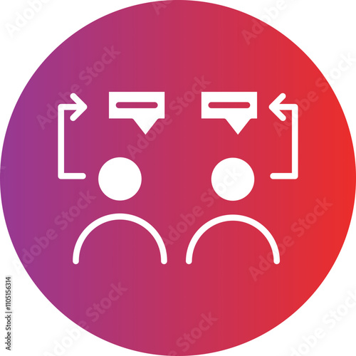 Counsellor Vector Icon Style