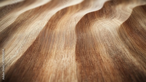 Fototapeta Naklejka Na Ścianę i Meble -  21.Seamless 3D wood texture featuring rich brown and beige tones, with a natural grain pattern. The detailed surface shows depth and variation in the wood, offering a smooth, continuous look that