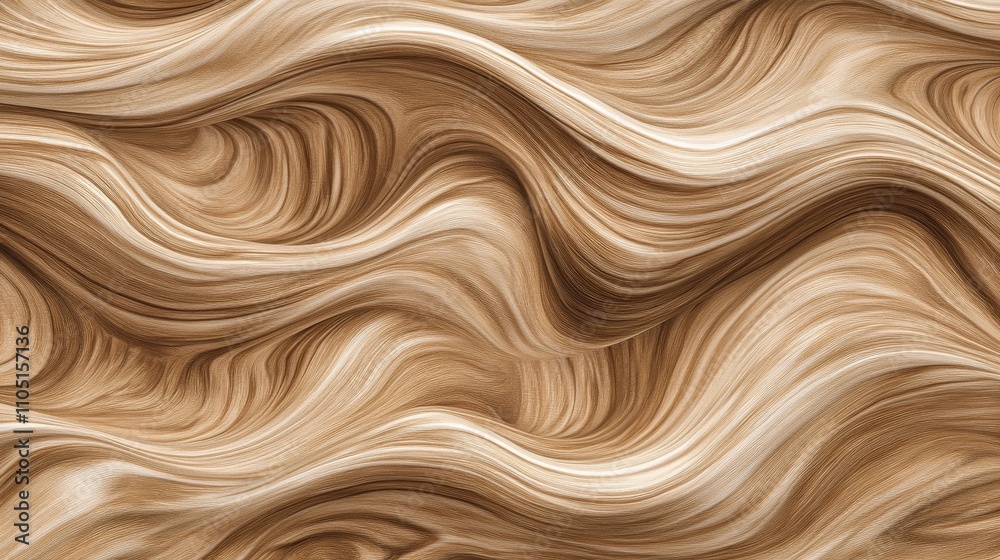 25.Artistic 3D wood texture with a seamless, flowing pattern of brown and beige tones. The natural wood grain is highlighted, offering a continuous, smooth surface with subtle variations in shade and 25.Artistic 3D wood texture with a seamless, flowing pattern of brown and beige tones. The natural wood grain is highlighted, offering a continuous, smooth surface with subtle variations in shade and