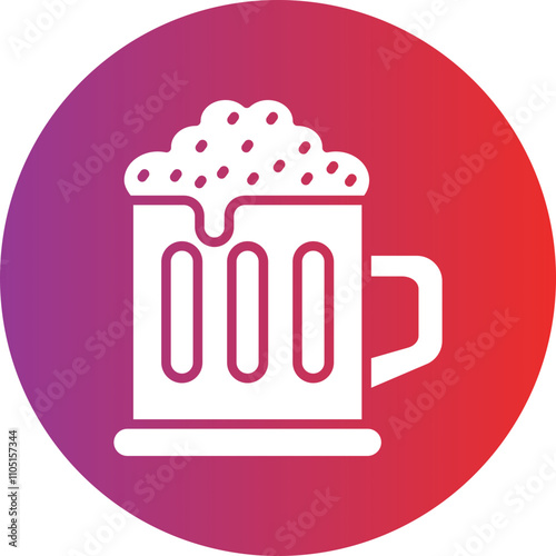 Free Beer Vector Icon Style