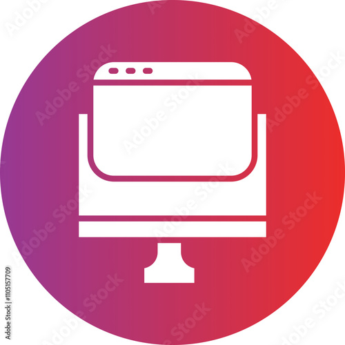 Windows Computer Vector Icon Style