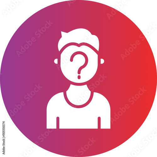 Anonymisation Vector Icon Style