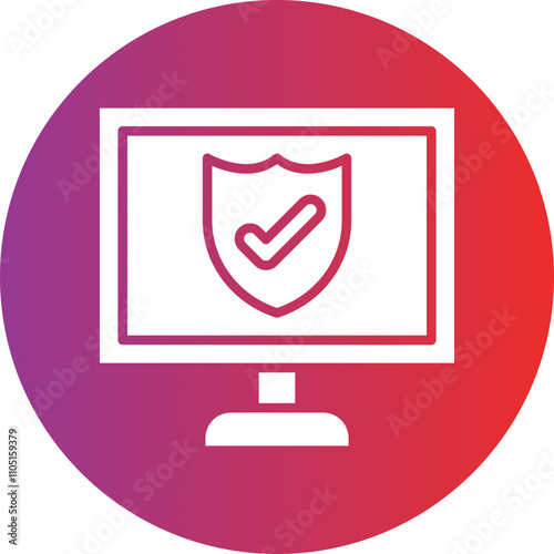 Authenticity Vector Icon Style