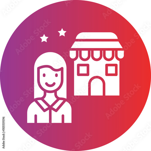 Influencer Marketplace Vector Icon Style