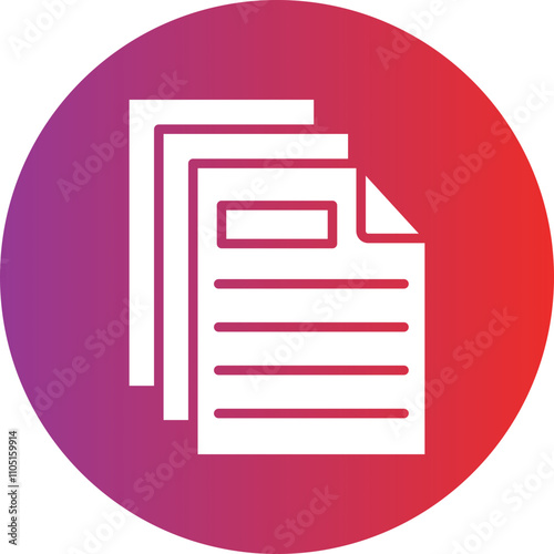 Documents Vector Icon Style