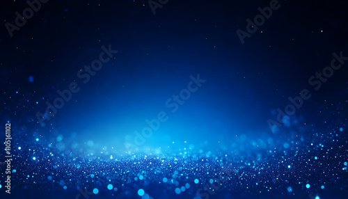 Blue gradient background grainy glowing blue light on dark backdrop noise texture effect