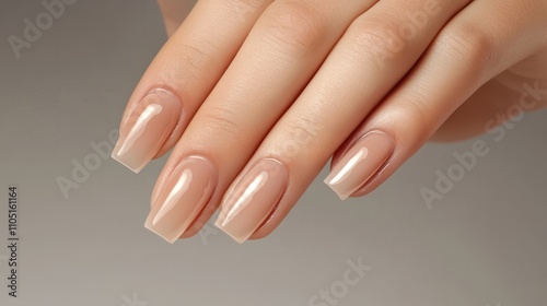 Wallpaper Mural High-detailed close-up of professional manicuristâs hands in action. Realistic daily routine captured in studio lighting with neutral background. Precision work on nails in focus. Minimalistic Torontodigital.ca