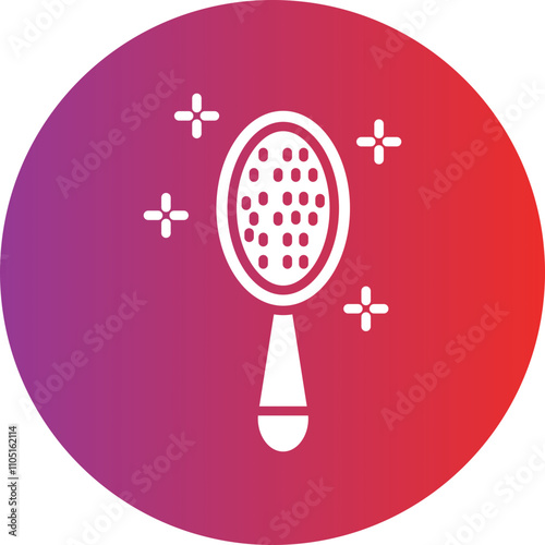 Baby hairbrush Vector Icon Style