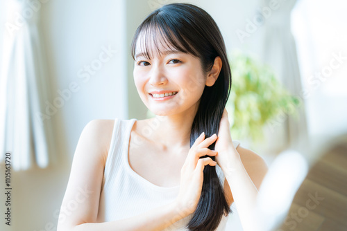 若い女性のヘアケアイメージ Free Download 若い女性のヘアケアイメージ - GFXLoad