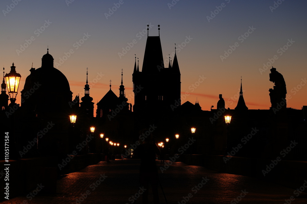 Charles Bridge (Karluv most) Landmark stone bridge in Prague Czech (Praha, Czechia) Charles Bridge (Karluv most) Landmark stone bridge in Prague Czech (Praha, Czechia)