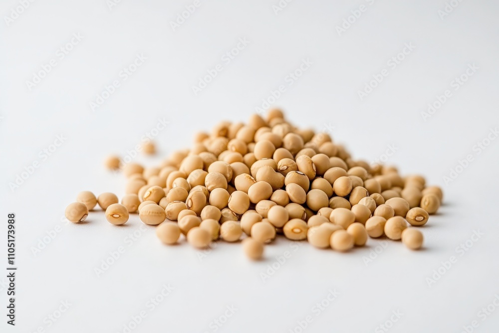 Black-Eyed Peas. A Macro Shot of Legume Seeds on a White Background Black-Eyed Peas. A Macro Shot of Legume Seeds on a White Background