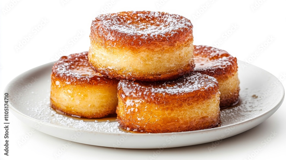 Fried cinnamon bananas on a beautiful plate. Fried cinnamon bananas on a beautiful plate.