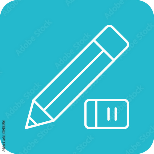 Pencil and eraser Icon