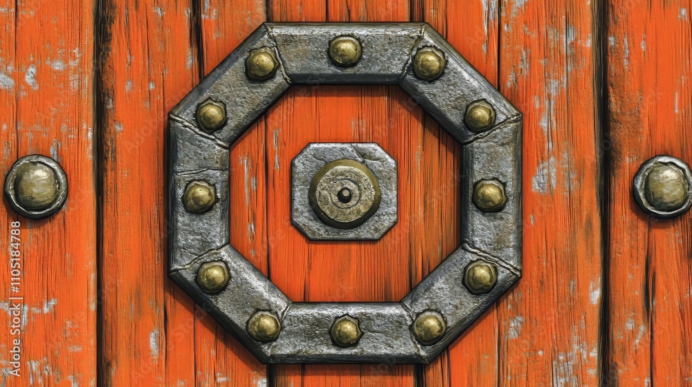 Fototapeta premium A background incorporating rust and gray textures, captured in an industrial style, ideal for creative design projects