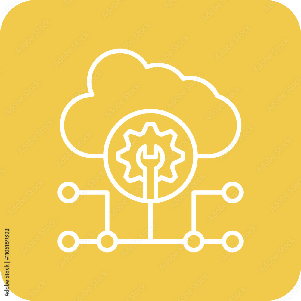 Cloud computing Icon Cloud computing Icon