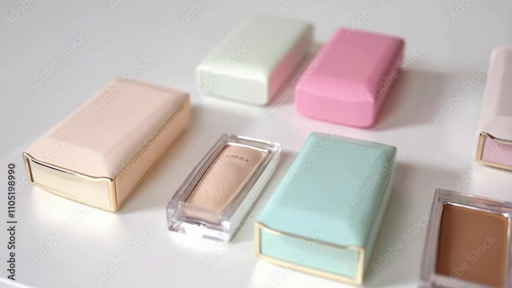 Minimalist Concealer Packaging Display with Pastel & Metallic Finishes – Elegant Beauty Product Arrangement Ultra HD 4K Minimalist Concealer Packaging Display with Pastel & Metallic Finishes – Elegant Beauty Product Arrangement Ultra HD 4K