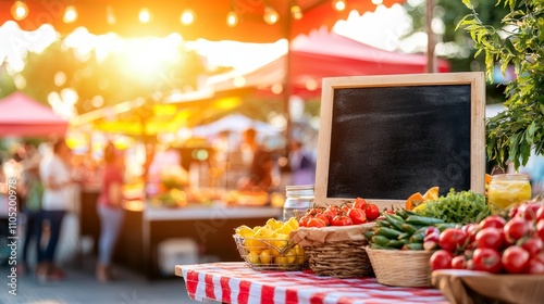 Farmers Market Fresh Produce Stand 