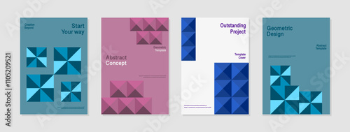 Abstract design template creative layout. This is a geometric abstract background vector illustration. Design for book cover,brochure,poster,banner,handbill,flyer,marketing,business,presentation,brand