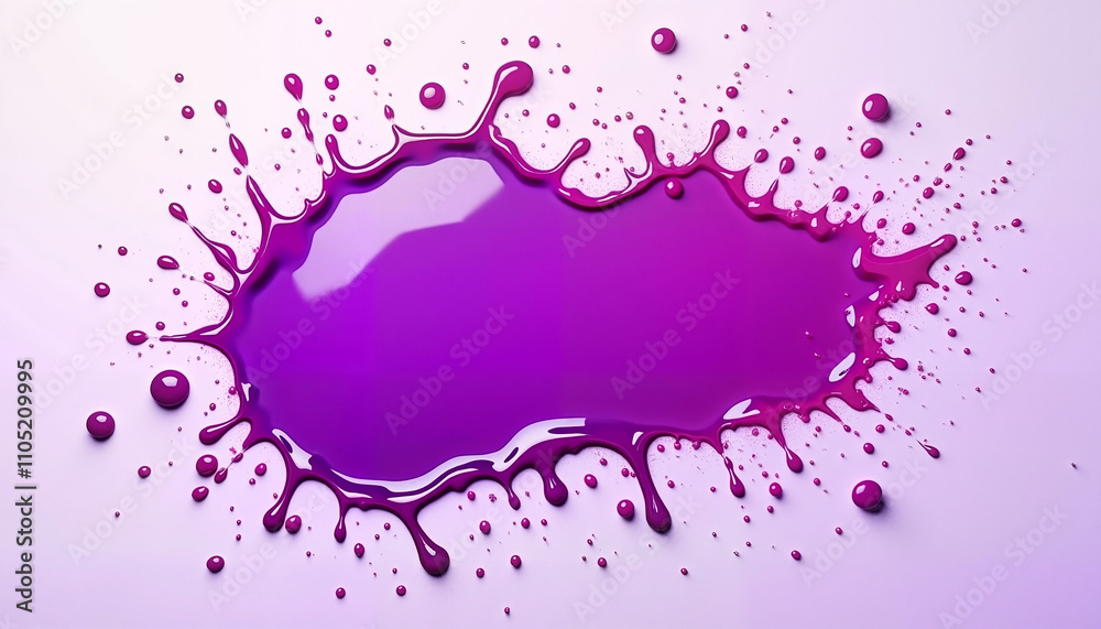 Elderberry Syrup Splash Background, Bright Purple Syrup Drops on Soft Lavender Elderberry Syrup Splash Background, Bright Purple Syrup Drops on Soft Lavender