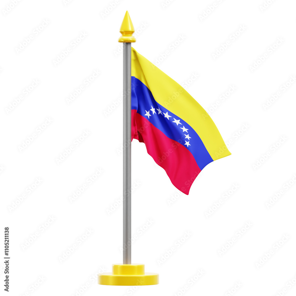 3D Venezuela Illustration