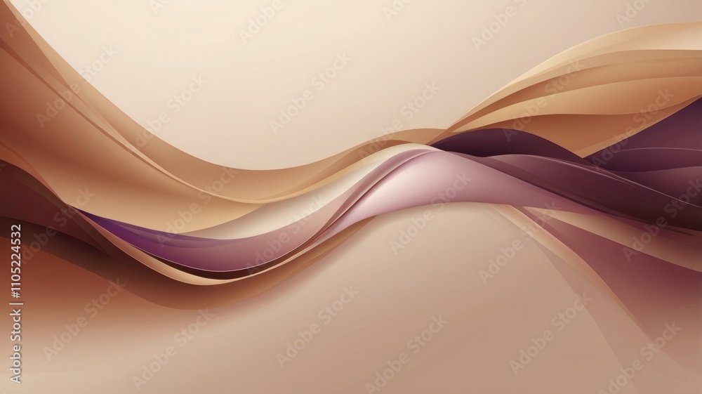 Obraz premium Abstract purple Brown gradient banner background