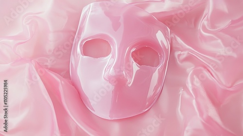 Radiant Renewal: A Pink Thick Hydrogel Sheet Mask for Deep Hydration and Skin Nourishment