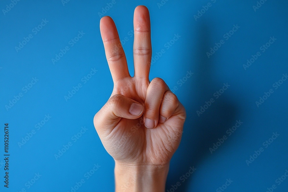 On a deep blue background, hands showing various signs with their fingers. Clear and expressive gestures emphasize the beauty of the movements and symbolism. On a deep blue background, hands showing various signs with their fingers. Clear and expressive gestures emphasize the beauty of the movements and symbolism.