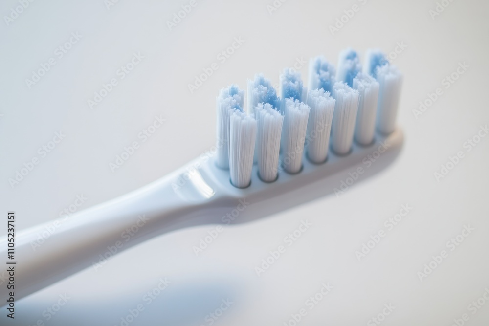 White electric toothbrush with interchangeable heads Isolated on a white background White electric toothbrush with interchangeable heads Isolated on a white background