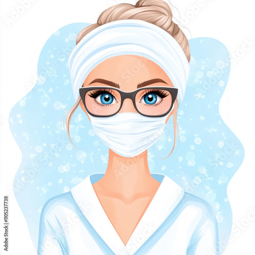 Beautician Isolated