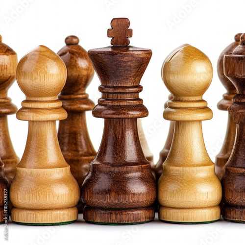 Chess Pieces Isolated