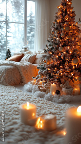 cozy bedroom adorned with C...