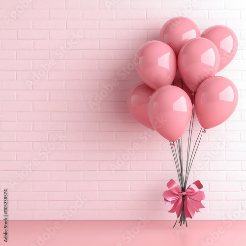 Flying Balloons Isolated