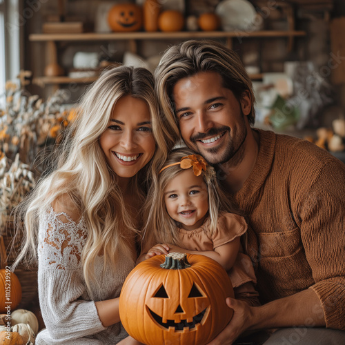 Family On Haloween