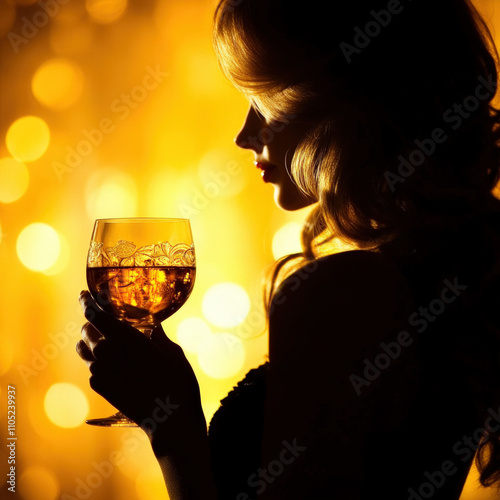 Isolated Club Woman