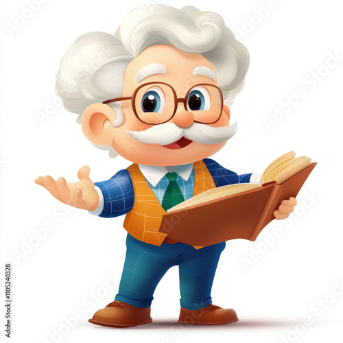 Male Teacher Isolated