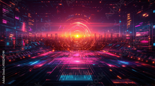 Minimalist High-Tech Backgr...